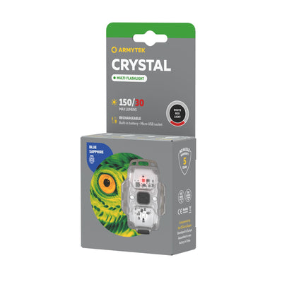 Armytek Crystal - Blue / Grey / Red / Yellow