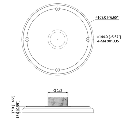 Dahua - PFA102 - Aufhängeadapter